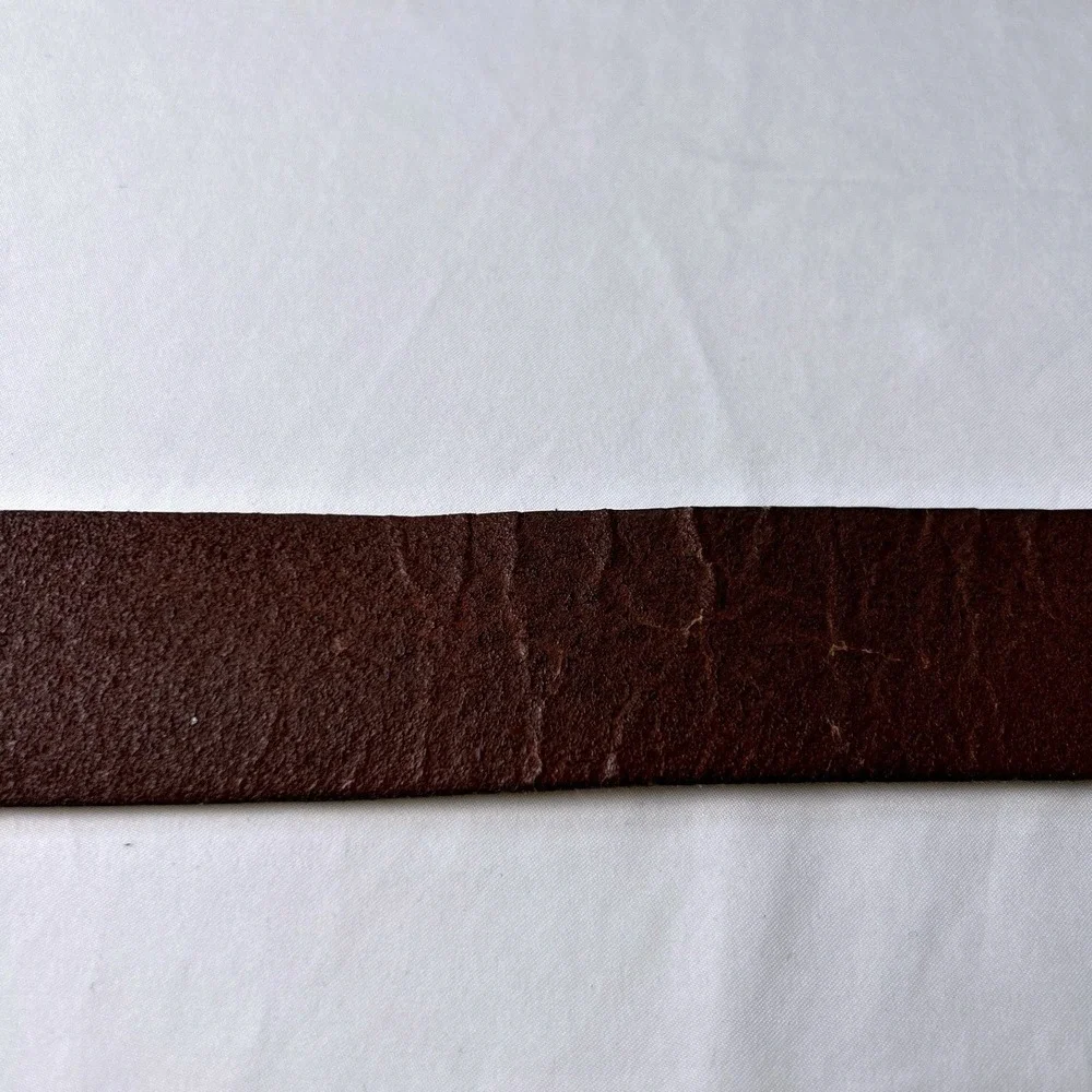 Utility Gear Mens Leather Belt Brown Size 42 Rugged Workwear Weathered Finish
